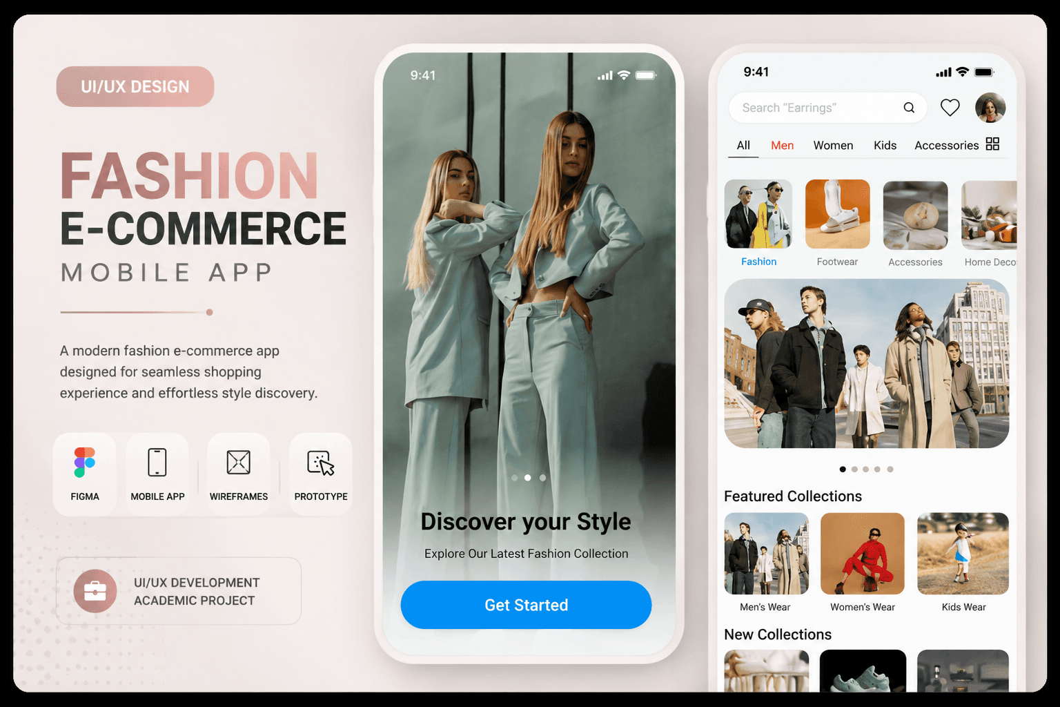 Fashion E-Commerce Mobile App — Main Visual
